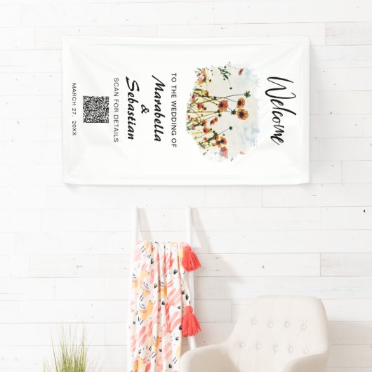 *~* WELCOME Wedding Poppy Floral AR9 Spandoek (Insitu)