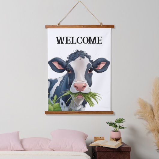 WELCOME Wood Topped Wall Tapestry Hangend Wandkleed (Slaapkamer)