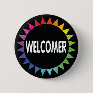 Welcomer Ronde Button 5,7 Cm