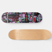 WelcomeToNeonCity_redteam tegel_ Skateboard (Horizontaal)