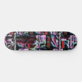 WelcomeToNeonCity_redteam tegel_ Skateboard (Horizontaal)