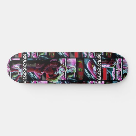 WelcomeToNeonCity_redteam tile_ Skateboard (Horizontaal)