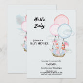 Welcoming the baby elephant above the clouds kaart (Voorkant / Achterkant)