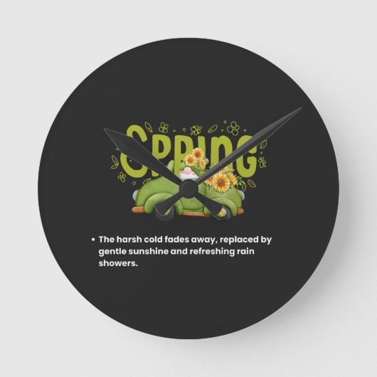 Welcoming the Warmth Ronde Klok (Voorkant)