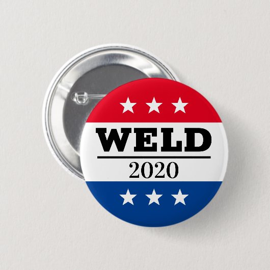 WELD 2020 Verkiezing Ronde Button 5,7 Cm (Voorkant /achterkant)