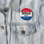 WELD 2020 Verkiezingspijn Ronde Button 5,7 Cm (In situ)