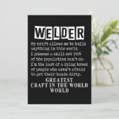 Weld Metaal Gift Weld Kaart (Staand voorkant)