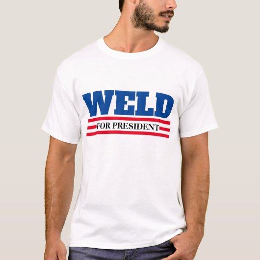 WELD voor President 2020 T-shirt (Voorkant)