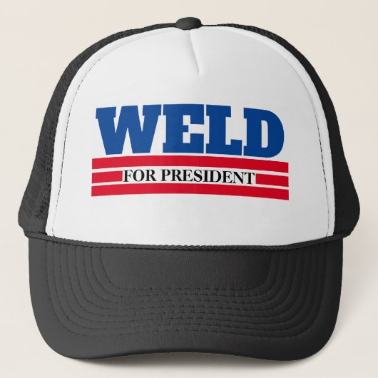 WELD voor President 2020 Trucker Pet (Voorkant)