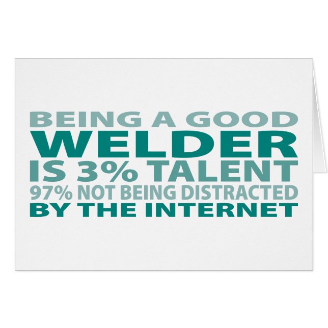 Welder 3% Talent (Voorkant Horizontaal)