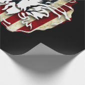 Welder American Flag USA Patriotic Welder Gift Cadeaupapier (Hoek)