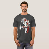 Welder American Flag USA Patriotic Welder Gift T-shirt (Voorkant volledig)