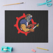 Welder American Flag USA Patriotic Welder Gift Tissuepapier (Craft)