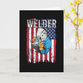 Welder  Amerikaans Vlag Kaart (Gele Bloem)