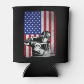 Welder  Amerikaanse vlag Welding Blikjeskoeler (Voorkant)