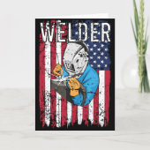 Welder  Amerikaanse vlag Welding Kaart (Voorkant)