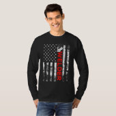 Welder Amerikaanse vlag Welding T-shirt (Voorkant volledig)