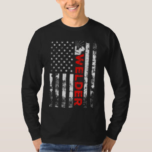 Welder Amerikaanse vlag Welding T-shirt