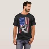 Welder  Amerikaanse vlag Welding T-shirt (Voorkant volledig)