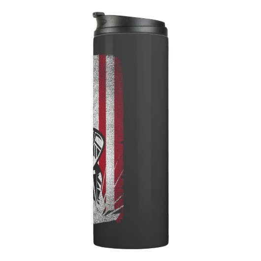 Welder  Amerikaanse vlag Welding Thermosbeker (Geroteerd rechts)