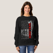 Welder Amerikaanse vlag Welding Trui (Voorkant volledig)