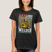 Welder Apparel Welding Blacksmith Metal Worker for T-shirt (Voorkant)