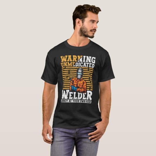 Welder Apparel Welding Blacksmith Metal Worker for T-shirt (Voorkant volledig)