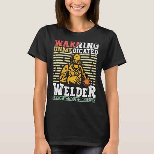 Welder Apparel Welding Blacksmith Metal Worker for T-shirt (Voorkant)