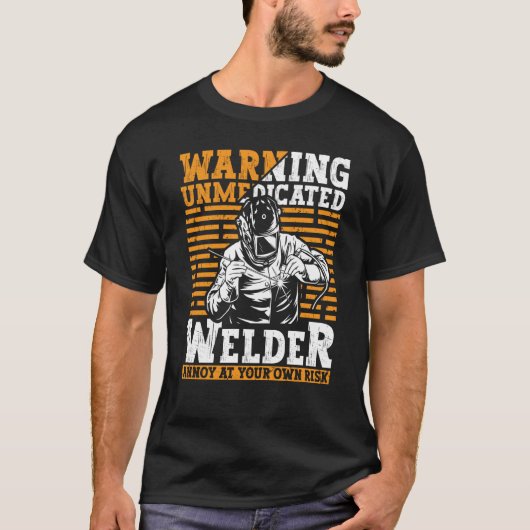 Welder Apparel Welding Blacksmith Metal Worker for T-shirt (Voorkant)