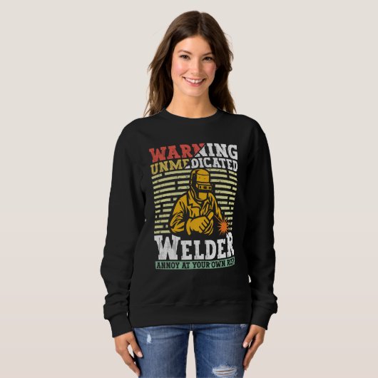 Welder Apparel Welding Blacksmith Metal Worker for Trui (Voorkant volledig)