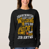 Welder Apparel Welding Blacksmith Metal Worker for Trui (Voorkant)