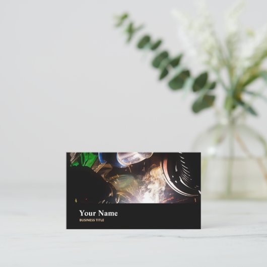 Welder Brazer Welder Fitter Wirer Visitekaartje (Staand voorkant)