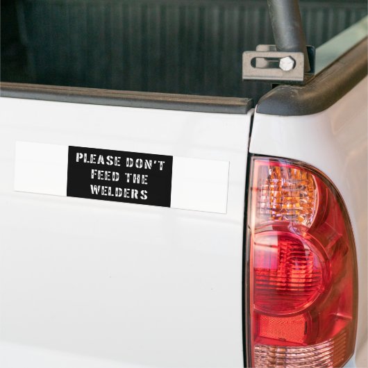 Welder Bumpersticker (Op Truck)