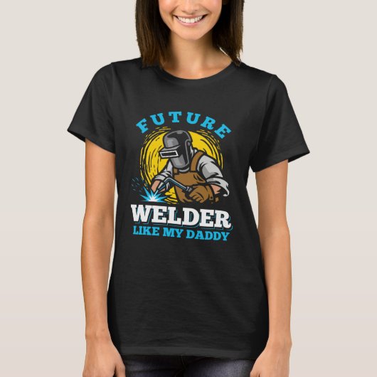 welder clothes for men welding dad t-shirt (Voorkant)