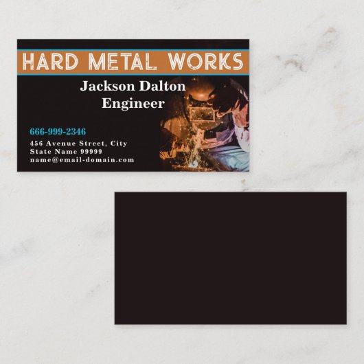  Welder Consultant Visitekaartjes (Voorkant / Achterkant)