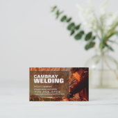Welder Consultant Visitekaartjes (Staand voorkant)