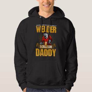Welder Dad Retro Welding Dad Hoodie
