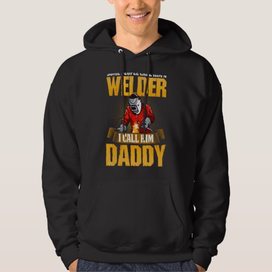 Welder Dad Retro Welding Dad Hoodie (Voorkant)