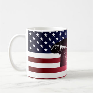 Welder en Amerikaanse vlag Koffiemok