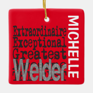 Welder Extraordinaire CUSTOM Keramisch Ornament