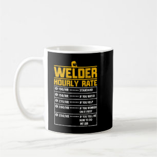 Welder Funny-cadeautje per uur voor Welder Koffiemok
