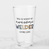Welder Funny Geweldige Welder Gifts Glas (Voorkant)