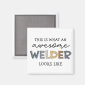 Welder Funny Geweldige Welder Gifts Magneet (Voorkant / Achterkant)
