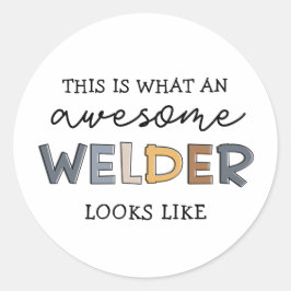 Welder Funny Geweldige Welder Gifts Ronde Sticker