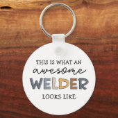Welder Funny Geweldige Welder Gifts Sleutelhanger (Voorkant)