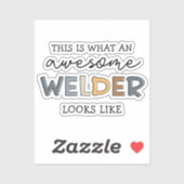 Welder Funny Geweldige Welder Gifts Sticker (Vel)
