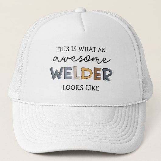 Welder Funny Geweldige Welder Gifts Trucker Pet (Voorkant)