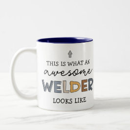 Welder Funny Geweldige Welder Gifts Tweekleurige Koffiemok