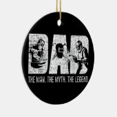 Welder Funny Welding Dad Man Myth Legend Father Keramisch Ornament (Rechts)