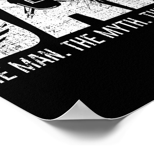 Welder Funny Welding Dad Man Myth Legend Father Poster (Hoek)